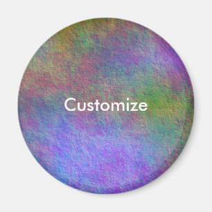 Kleurrijk Zee Bed I - Sjabloon Magneet