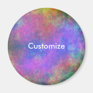 Kleurrijk Zee Bed IV - Sjabloon Magneet