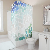 Kleurrijk Zee Douchegordijn (In situ)