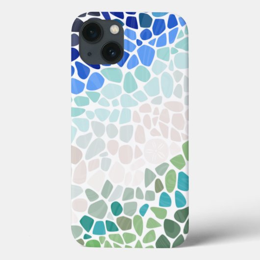Kleurrijk Zee Glass iPhone / iPad draagtas Case-Mate iPhone Case (Achterkant)