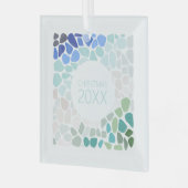 Kleurrijk Zee Glass Keepomwille Glas Ornament (Voorkant links)