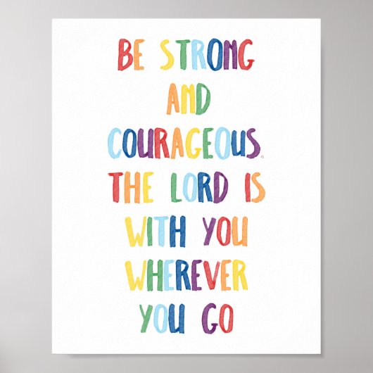 Kleurrijk zijn sterk en moedig poster (Voorkant)