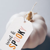 Kleurrijk zoet en woordrijk | Happy Halloween Cadeaulabel