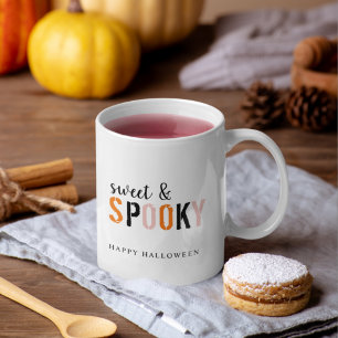 Kleurrijk zoet en woordrijk Happy Halloween Koffiemok