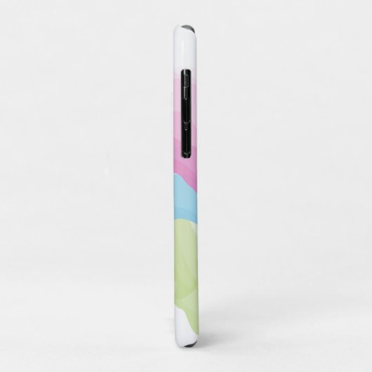 Kleurrijk zoet ijs in een kegel Case-Mate iPhone case (Achterkant/links)