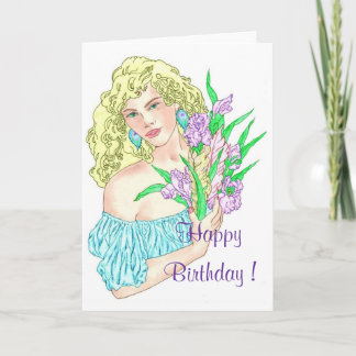 Kleurrijk zomerlied kaart