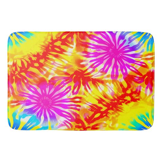 KLEURRIJK ZOMERONTWERP STROPDAS-DYE BADMAT (Voorkant)