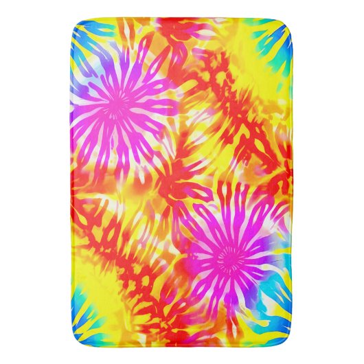 KLEURRIJK ZOMERONTWERP STROPDAS-DYE BADMAT (Voorkant Verticaal)