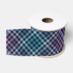 Kleurrijk Zwart Blauw Paars Modeshow Strepen Grosgrain Lint