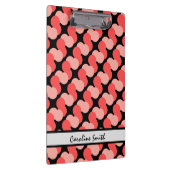 Kleurrijk (zwart) modern, gepersonaliseerd klembord (Rechts)