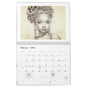 Kleurrijke 12 maanden kalender (Feb 2026)