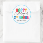 Kleurrijke 2e klas School Sticker (Tas)