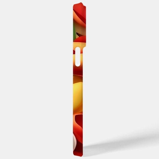 KLEURRIJKE 3-D LOOK TULP BLOEMEN Case-Mate iPhone CASE (Achterkant / Rechts)