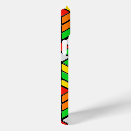 Kleurrijke 3D-blokjes Case-Mate iPhone Case (Achterkant / Rechts)