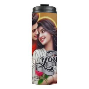 Kleurrijke 3D Digitale Kunst Thermische Tumbler – Thermosbeker