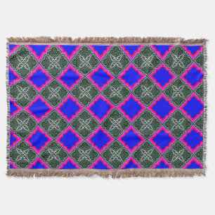 Kleurrijke 3D Digitale Ontwerp Gooi Deken