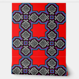 Kleurrijke 3D digitale schil en stick wallpaper – Behang