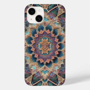 Kleurrijke 3D geometrische symmetrie telefoonhoesj Case-Mate iPhone 14 Hoesje
