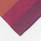 Kleurrijke 70s Retro Stripes Fleece Deken (Hoek)