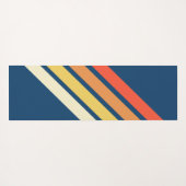 Kleurrijke 80s Retro Stripes Yogamat (Achterkant (horizontaal))