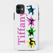 KLEURRIJKE AANGEPASTE GYMNASTIEK IPHONE CASE (Achterkant)