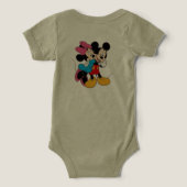 Kleurrijke aap ontwerp baby T-shirt (Design achterkant)