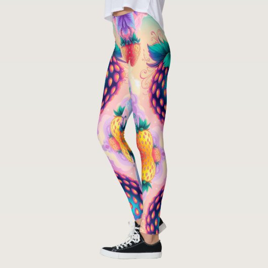 Kleurrijke aardbei leggings (Links)