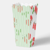 Kleurrijke aardbeien en groene strepen Verjaardag Bedankdoosjes (Achterkant)