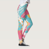 Kleurrijke Abstract Leggings (Rechts)