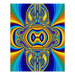 Kleurrijke Abstracte Achtergrond-14334 Perfect Poster