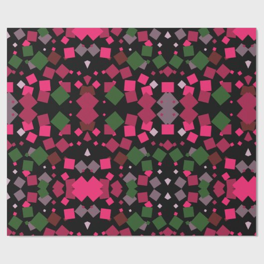 Kleurrijke abstracte achtergrond cadeaupapier (Vlak)