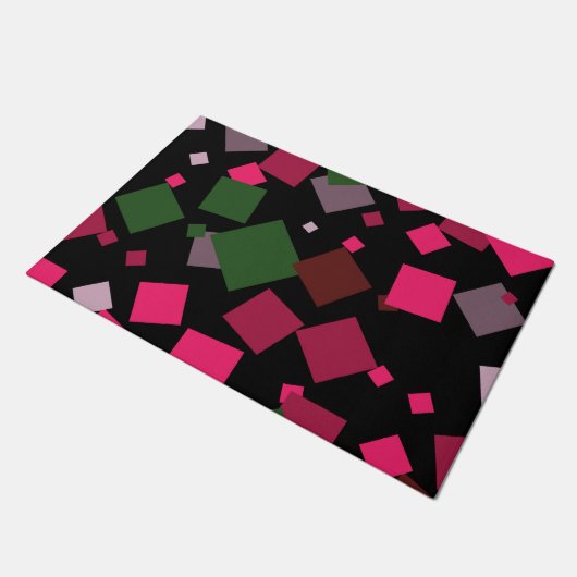 Kleurrijke abstracte achtergrond deurmat (Schuin)