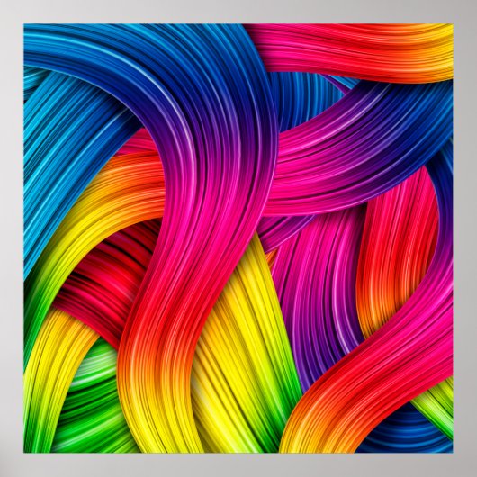 kleurrijke abstracte achtergrond, kleur, abstract poster (Voorkant)