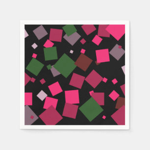 Kleurrijke abstracte achtergrond servet