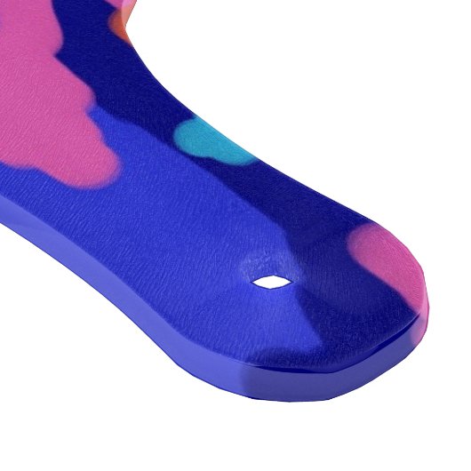 Kleurrijke Abstracte afdrukken in Retrokleuren Snijplank (Hoek)