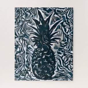 Kleurrijke Abstracte anananasappelvrucht, moeilijk Legpuzzel