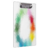 Kleurrijke Abstracte Art Custom Modern Trendy Eleg Klembord (Rechts)