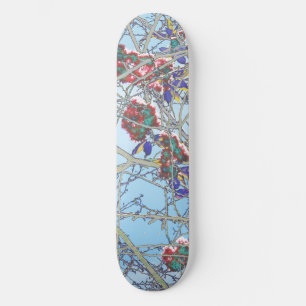 Kleurrijke Abstracte Art Print Skateboard