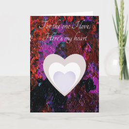 Kleurrijke Abstracte Art Valentijn Feestdagen Kaart