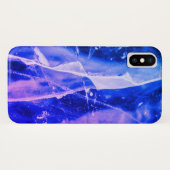 Kleurrijke Abstracte blauw-blauwe marine legging Case-Mate iPhone Case (Achterkant (horizontaal))