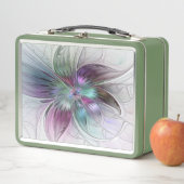 Kleurrijke Abstracte bloem Moderne fractale kunst (In situ)