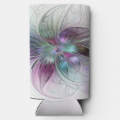 Kleurrijke Abstracte bloem Moderne fractale kunst (Achterkant)