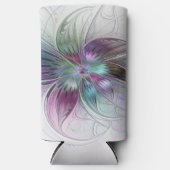 Kleurrijke Abstracte bloem Moderne fractale kunst (Voorkant)