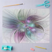Kleurrijke Abstracte bloem Moderne fractale kunst Tissuepapier (Craft)