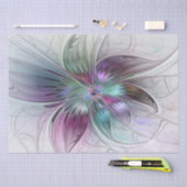 Kleurrijke Abstracte bloem Moderne fractale kunst Tissuepapier (Craft)