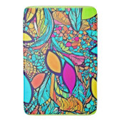 Kleurrijke Abstracte bloemenkunst Badmat (Voorkant Verticaal)