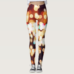 Kleurrijke Abstracte Bokeh textuur Leggings