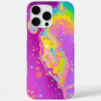 Kleurrijke Abstracte Bright Swirls iPhone 16 Pro Max Hoesje