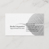 Kleurrijke Abstracte Brush Logo Meditatie-instruct Visitekaartje (Achterkant)