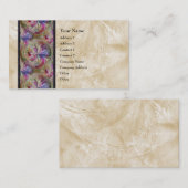 Kleurrijke Abstracte Bubble Pattern Ribbon Border Visitekaartje (Voorkant / Achterkant)